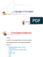 2. Conceptos básicos y Lenguajes Formales