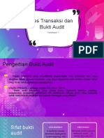 Tes Transaksi Dan Bukti Audit