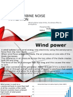 Wind Turbine Noise Mitigation