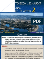 Professional Standards: Chapter Welcome To Econ 132-Audit