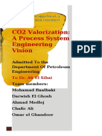 CO2 Valorization: A Process System Engineering Vision: Admitted To The Department of Petroleum Engineering