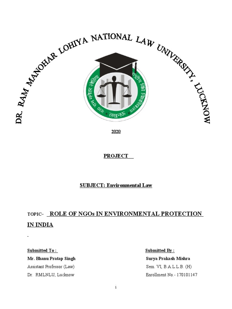 NGOs in India's Environmental Protection | PDF | Non Governmental ...