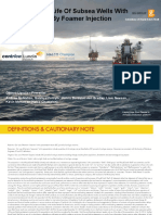 Overcoming Subsea Well Liquid Loading with Foamer Injection