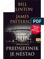 Bill Clinton I James Patterson - Predsjednik Je Nestao PDF