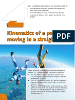 Kinematics of A Particle Moving in A Straight Line