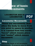 Review of Basic Movements: Locomotor and Non-Locomotor