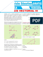 Descomposición de Vectores para Tercer Grado de Secundaria