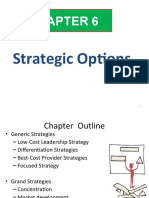 Chapter VI - Strategic Options