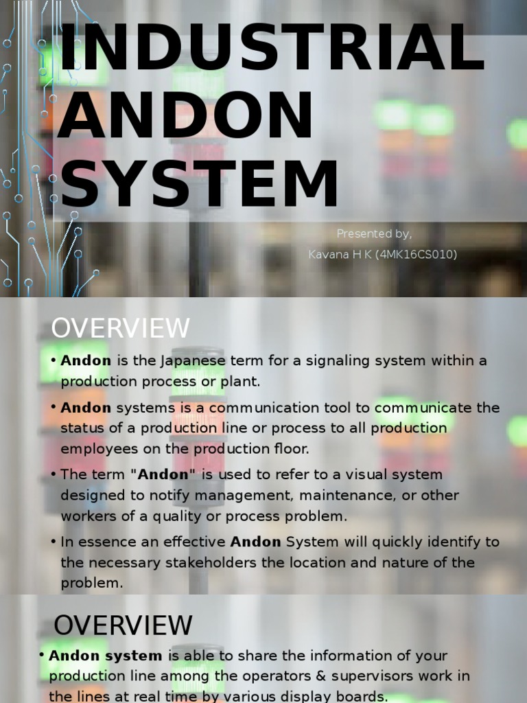 Advanced Digital Andon Systems Overview | PDF | Databases | Analytics