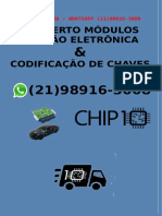 MÓDULOS INJEÇÃO ELETRÔNICA  E CHAVES CODIFICADAS                                58GF966363E4F5G5G54H4J25J5G6FG6