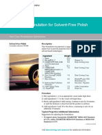 Prototype Formulation For Solvent-Free Polish: Auto Care Formulation Information