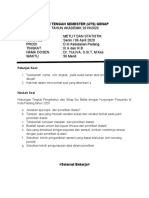 UTS - Genap - Metlit - Dan - Statistik - D3 - Bidan 2020