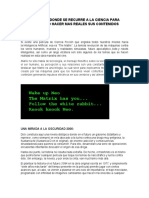 Peliculas Donde Se Recurre A La Ciencia para Mejorar o Hacer Mas Reales Sus Contenidos