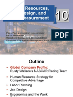 Human Resources, Job Design, and Work Measurement