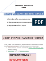 Statistička Kontrola Kvaliteta - Izbor Reprezentativnog Uzorka - Securite