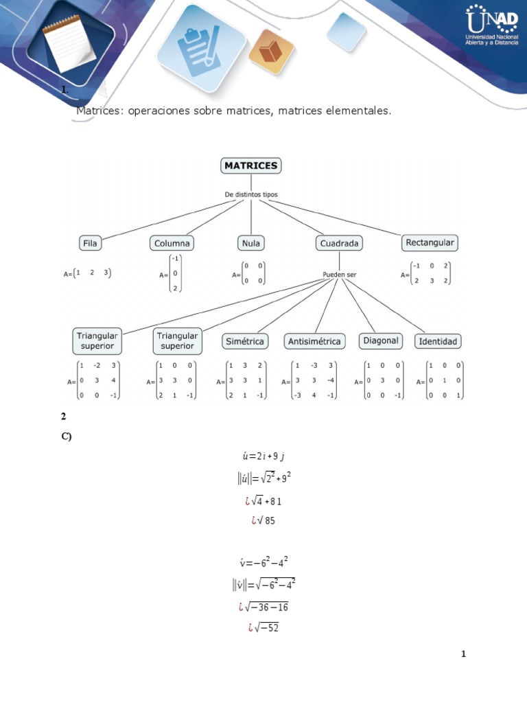 Matrix Operations and Calculations Guide | PDF