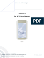 Spy RF Modem Ethernet: User Manual