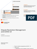 Mastercard Academy 31.03.20 - Covid - Chargeback 2020 Version