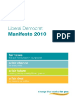 Liberal Democrat Manifesto 2010