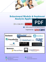 Behavioural Models & Sentiment Analysis Applied To Finance: Partners