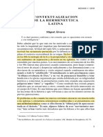 Contextualización hermenéutica pentecostal latina