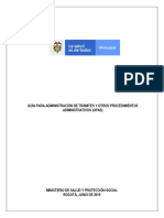 Guia Racionalizacion de Tramites MIN PDF