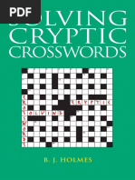 Solving Cryptic Crosswords PDF