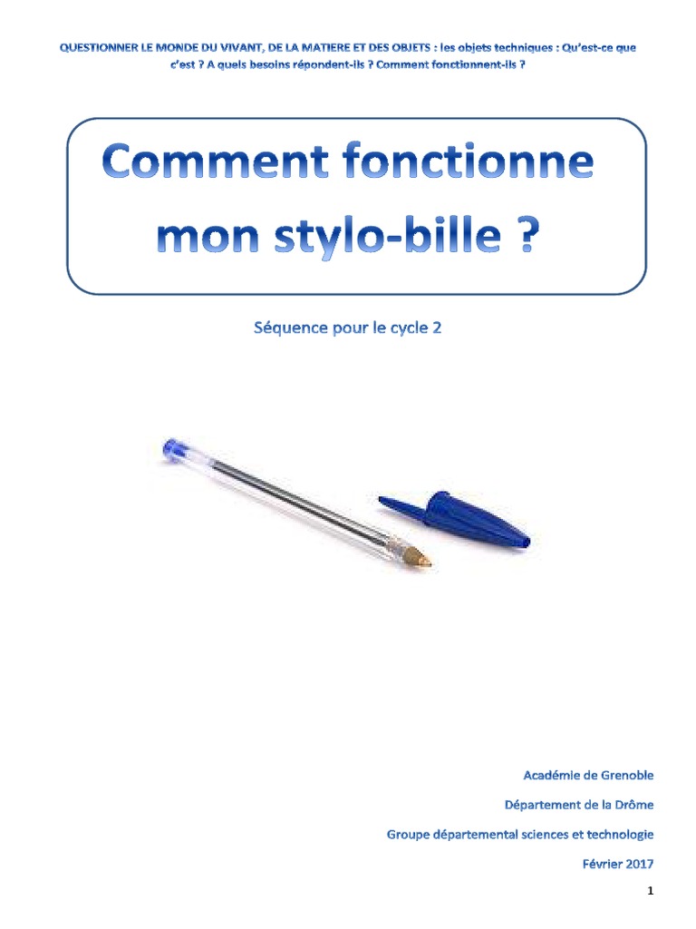 Comment Fonctionne Mon Stylo | PDF | Stylo | Programme informatique