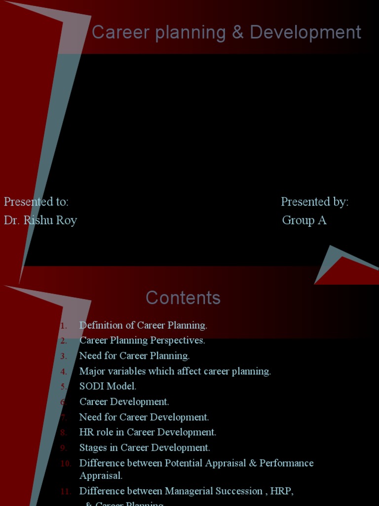 Group A Career Planning | PDF | Human Resources | Performance Appraisal