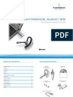 Plantronics .Audio 910: Bluetooth Headset System