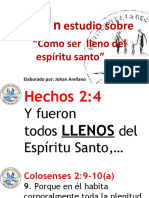 Cómo Ser Lleno Del Espiritu Santo