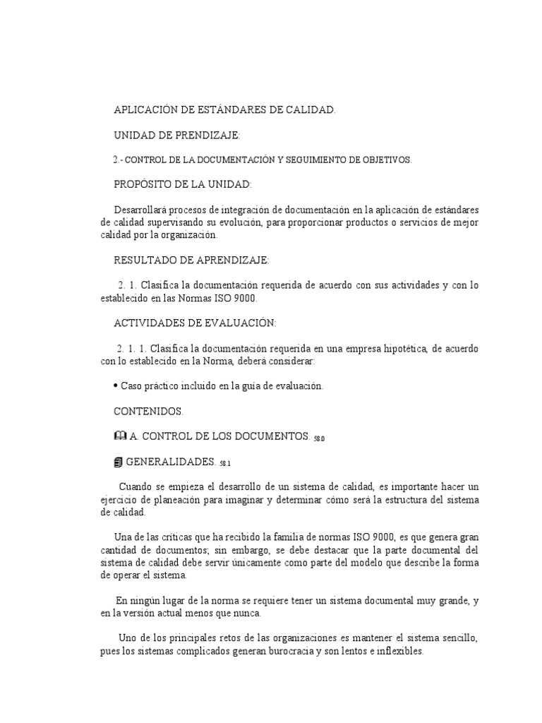Control de Documentos | PDF | Iso 9000 | Evaluación