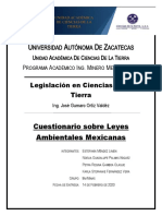 Cuestionario de Leyes Ambientales Mexicanas.docx