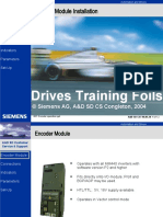 Drives Training Foils: Encoder Module Installation