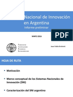 Sistema Nacional de Innovación en Argentina: Estructura, Gasto e Investigadores