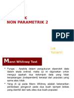 Pertemuan 11 Non Parametrik 2