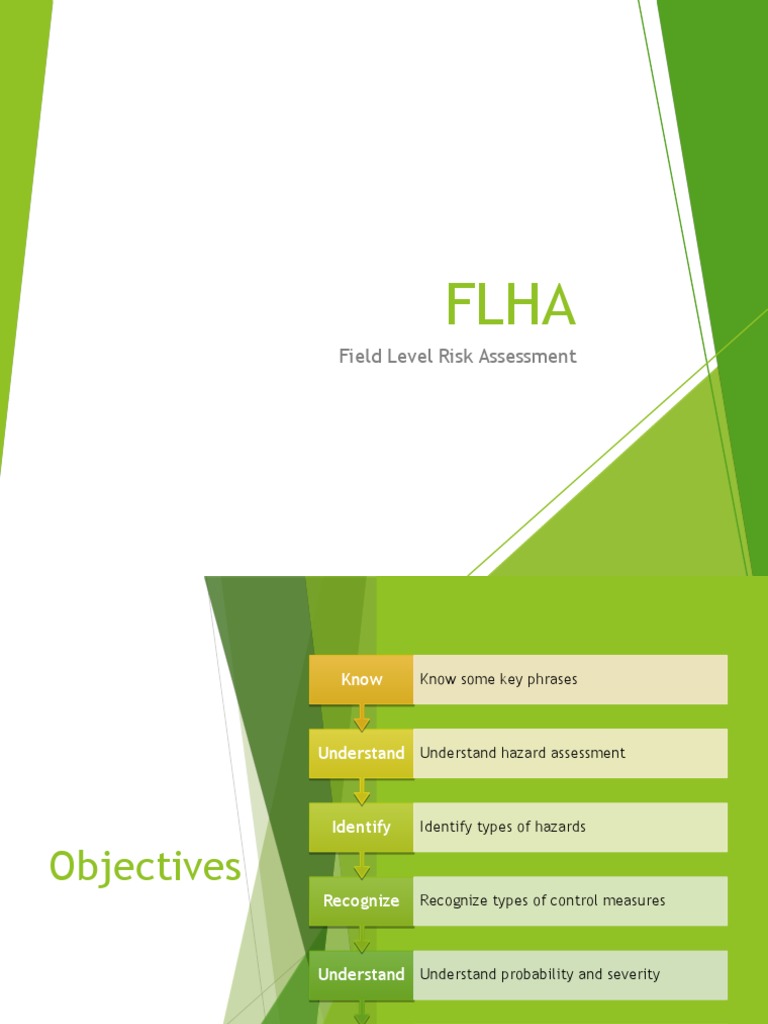 Field Level Hazard Assessment (FLHA) A Guide to Identifying Workplace