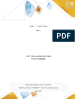 Unidad 1 - Task 2 - Writing Task 2: Leidy Tatiana Amaya Guzman CODIGO 1023006046