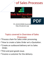 3 Overview of Sales Processes