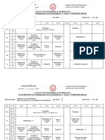 Faculty of Engineering & Technology Class Routine of Undergraduate Engineering 1 Year 1 SEMESTER (2019-20)