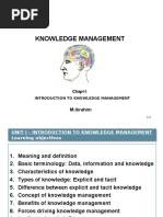 Introduction To Knowledge Management Chap#1