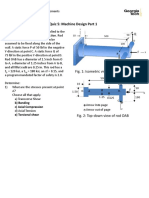 Quiz 5: Machine Design Part 1: Fig. 1: Isometric View of Rod OAB