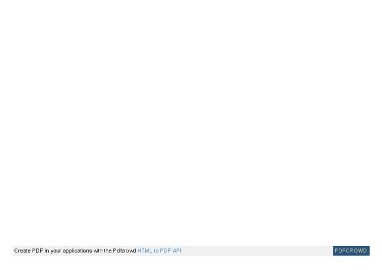 PDFcrowd HTML to PDF API Guide | PDF | Computers