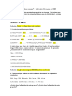 Ejercicios Matematicas Conversión de Unidades