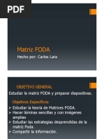 Matriz FODA (Maxi-Mini) | PDF