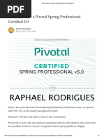 How I Became A Pivotal Spring Professional Certified 5.0 PDF