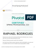 How I Became A Pivotal Spring Professional Certified 5.0 PDF