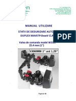 Manual Statii Dedurizare Apa Duplex STILLWATER PRATT DUPLEX STP D PDF