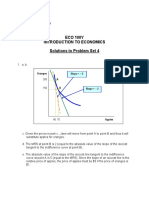 Solution To Problem Set 04 - ECO100