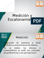 Medición y Escalonamiento